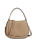 Toscanto Leder Umhängetasche Toscanto Tasche taupe, beige ca. 27cm