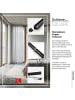 Deco-Raum® Gardinenschiene Innenlauf Schwarz