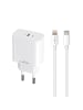 maXlife Maxlife MXTC-06-20C PD QC Ladegerät 1x USB-C 20W weiß + USB-C