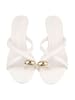 Ital-Design High-Heel Sandalette in Weiß