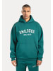 SMILODOX Hoodie Kayson in Dunkel Grün
