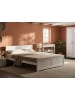 Beliani Doppelbett SABRAN in Weiß - (W) 149 x (H) 82 x (L) 206 cm