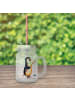 Mr. & Mrs. Panda Limonadenglas Pinguin Angler ohne Spruch in Transparent