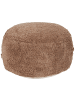 Beliani Pouf KANDHKOT in Braun - (W) 50 x (H) 35 x (L) 50 cm