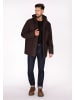 DreiMaster Maritim Herren Winterjacke in Dunkelbraun