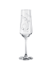 Mr. & Mrs. Panda Sektglas Avocado Geburtstag ohne Spruch in Transparent