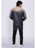 TOP GUN Lederjacke 31024850 in navy/offwhite