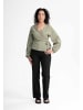 MELA Damen Wickelbluse LILAM