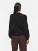 Vila Strickpullover in Black