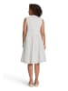 CARTOON Spitzenkleid mit Lochmuster in Weiß