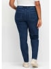 sheego Skinny Thermojeans in dark blue Denim