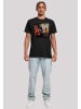 F4NT4STIC T-Shirt David Bowie Let's Dance Album Cover in schwarz
