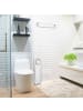 relaxdays Toilettenpapierhalter in Weiß - (B)18 x (H)71 x (T)20 cm