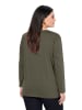 Ulla Popken Shirt in olivgrau
