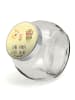 Mr. & Mrs. Panda keksdose glas Waldtiere Aloha mit Spruch in Gelb Pastell