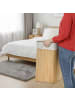 relaxdays Wäschekorb in Natur - (B)52 x (H)63 x (T)32 cm