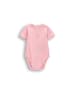 Coccodrillo Baumwollbody mit kurzen Ärmeln in gedämpftes Rosa
