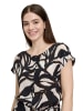 BETTY & CO Jumpsuit mit U-Boot-Ausschnitt in Black/Nature