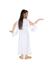 tectake Langes, bequemes Kleid, weiß