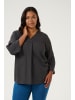 KAFFE curve Bluse langarm KCelse Regular fit in Black Oyster
