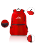 Intirilife Faltbarer Rucksack - 36L in Rot