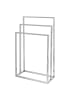 relaxdays Handtuchständer in Silber - (B)46 x (H)82,5 x (T)21 cm