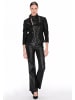 faina Women Jacket in black snake