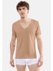 Sloggi Unterhemd / Shirt Kurzarm SLG Base in Smoked sand