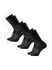 DANISH ENDURANCE Socken Aero Cycling Crew in schwarz