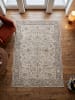 KADIMA DESIGN Teppich Kurzflor für Fußbodenheizung SEATON orientalisch Wohnzimmer in Natur