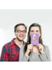 Mr. & Mrs. Panda Postkarte Tenorhorn Witz mit Spruch in Lavendeltraum