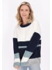 usha BLUE LABEL Damen Pullover in Marine Mehrfarbig