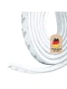 Intirilife Bürstendichtung 5 Meter Länge x Breite 9mm x Höhe 5mm in Weiß