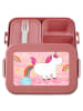 Mr. & Mrs. Panda MEPAL Bentobox Einhorn Pupsen Design ohne Spruch in Rot Pastell