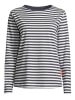 Salzhaut Sweatshirt KANT - RINGEL Navy Offwhite