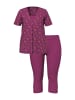 Ulla Popken Pyjama in fuchsia pink