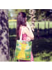 Mr. & Mrs. Panda Shopper-Tasche Giraffe Blumenkranz Design ohne ... in Weiß