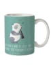 Mr. & Mrs. Panda Becher Klarinette Geheimnis mit Spruch in Meeresbrise