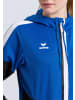 erima Squad Trainingsjacke mit Kapuze in new royal/schwarz/weiss