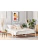 Beliani Doppelbett LYRA in Weiß - (W) 147 x (H) 103 x (L) 211 cm
