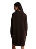 Marc O'Polo DENIM Polo-Strickkleid oversize in Dark Brown Melange
