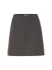 b. young BYMMMIDDE SHORT SKIRT - A-Linie in Dark Grey Mel. Pinstripe Mix