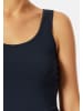 UNCOVER BY SCHIESSER Unterhemd / Tanktop Bamboo Cotton in Dunkelblau