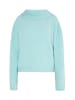 myMo Damen Strickpullover in Aqua