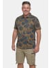 Men Plus Poloshirt in braun