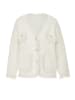 NALLY Damen Strickjacke in Wollweiss