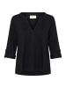 Kaffe Bluse langarm KAbrenda Regular fit in Black Deep