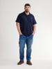 Petrol Industries Klassisches Poloshirt in Plus Size Missoula in Blau
