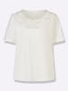 Sieh an! Spitzenshirt in ecru