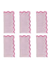 Butlers Serviette SUMMER CHEER 6er-Set in Pink